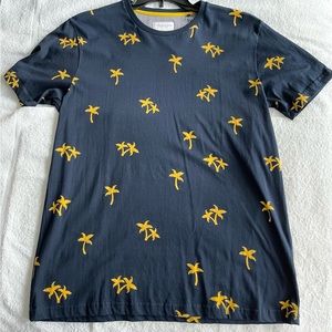 Denim and flower men’s t-shirt